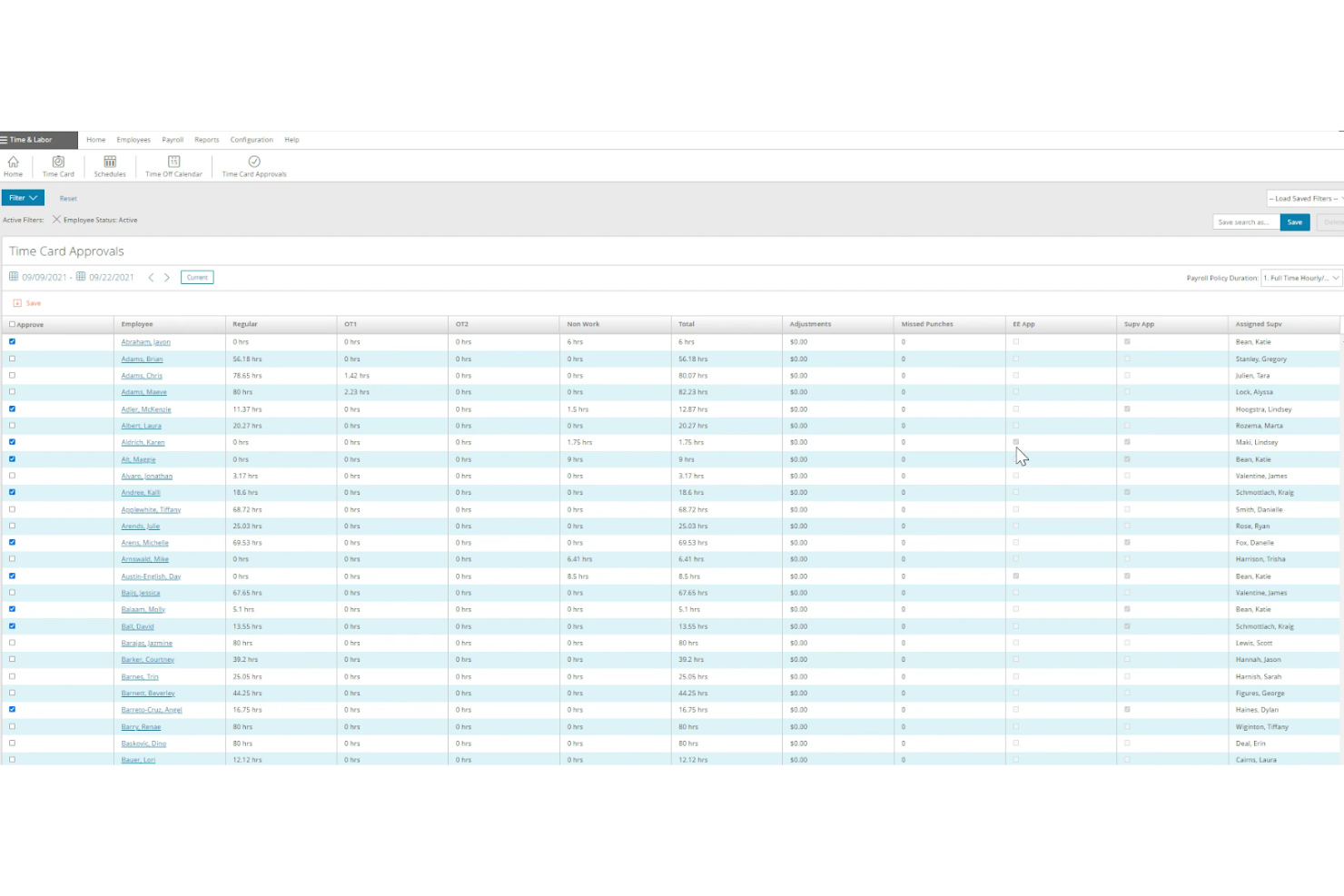 Paylocity screenshot - 10 beste online salarissoftware van 2026