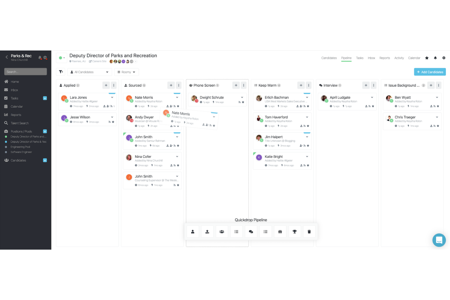 BreezyHR screenshot - 10 beste alternatieven voor Workable in 2026