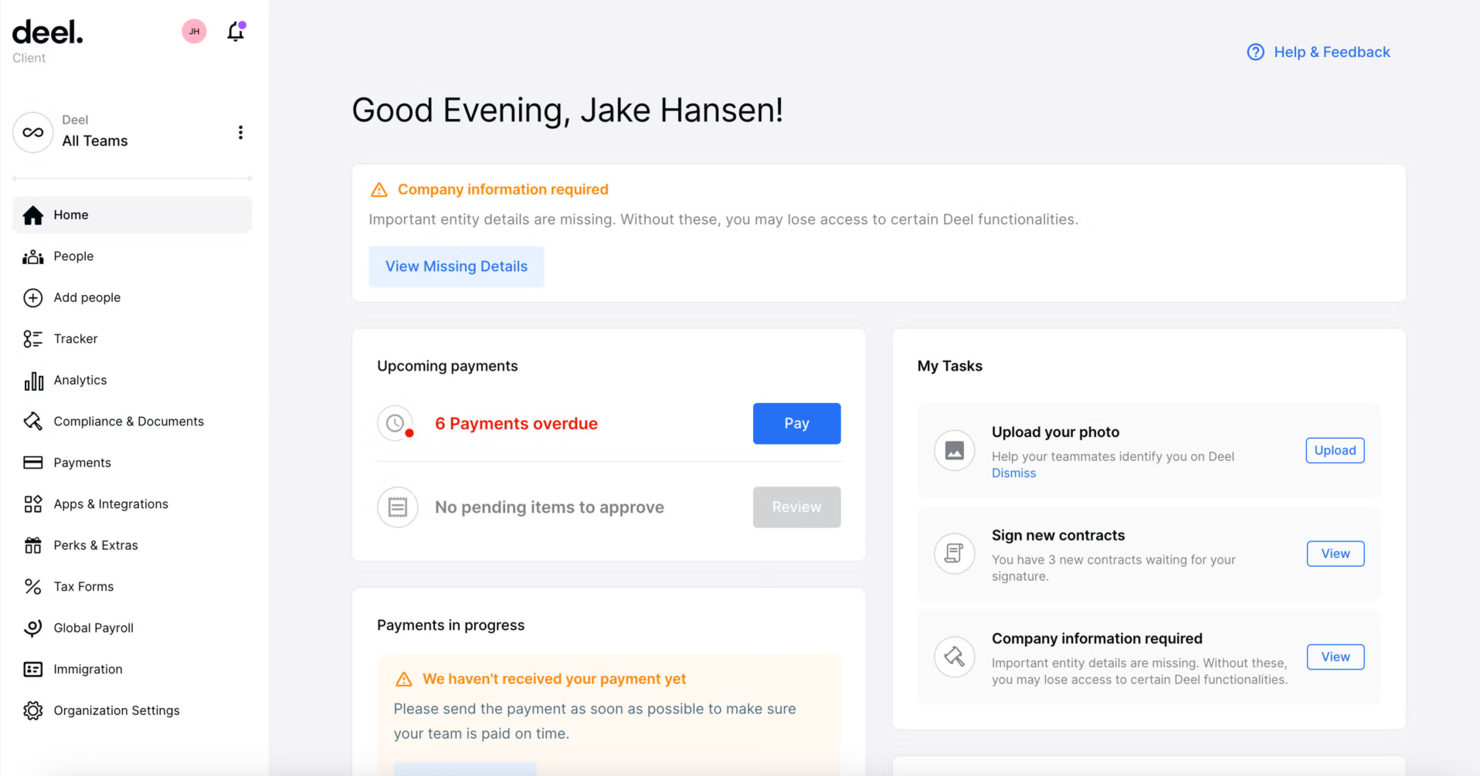 Deel HR screenshot - 10 beste Leapsome-alternatieven beoordeeld in 2026