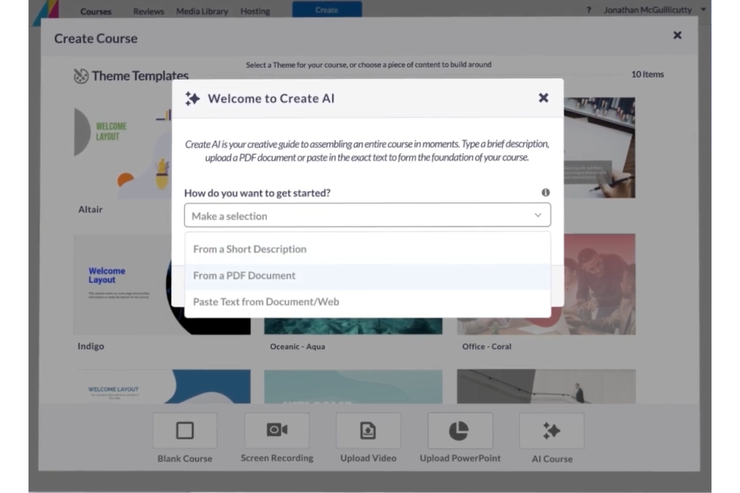 Absorb screenshot - 10 beste AI-leermanagementsystemen beoordeeld in 2026