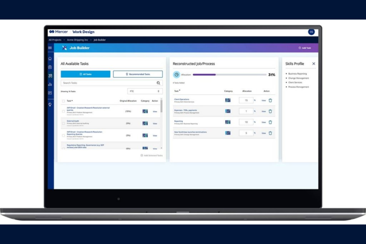 Mercer screenshot - 10 beste software voor AI-arbeidsvoorwaarden beoordeeld in 2026