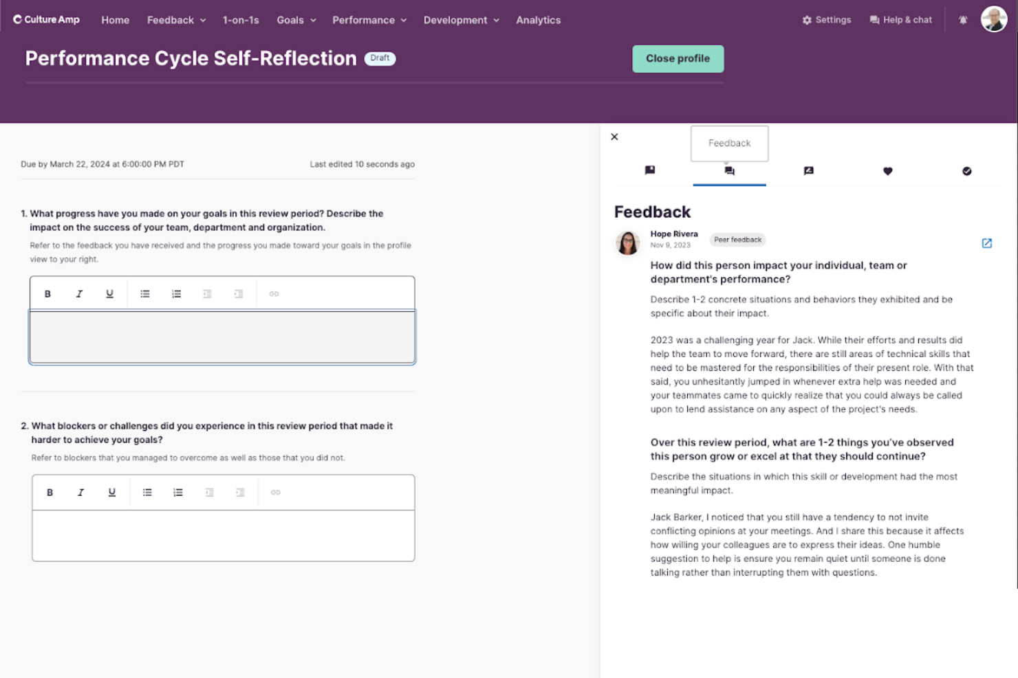Culture Amp screenshot - 10 beste AI-tools voor werknemersbetrokkenheid beoordeeld in 2026
