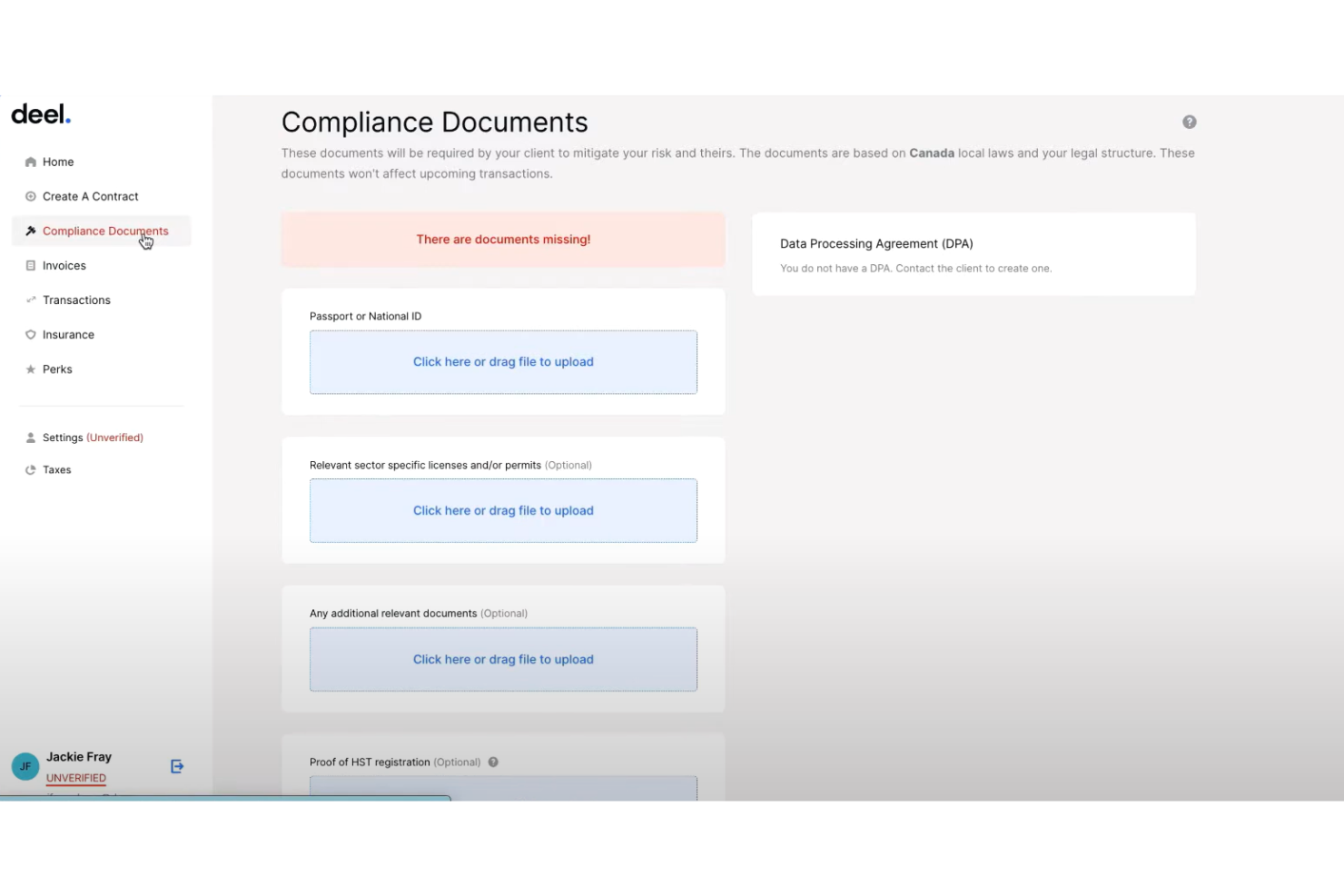 Deel Services screenshot - 10 beste adviesbureaus voor HR-compliance van 2026