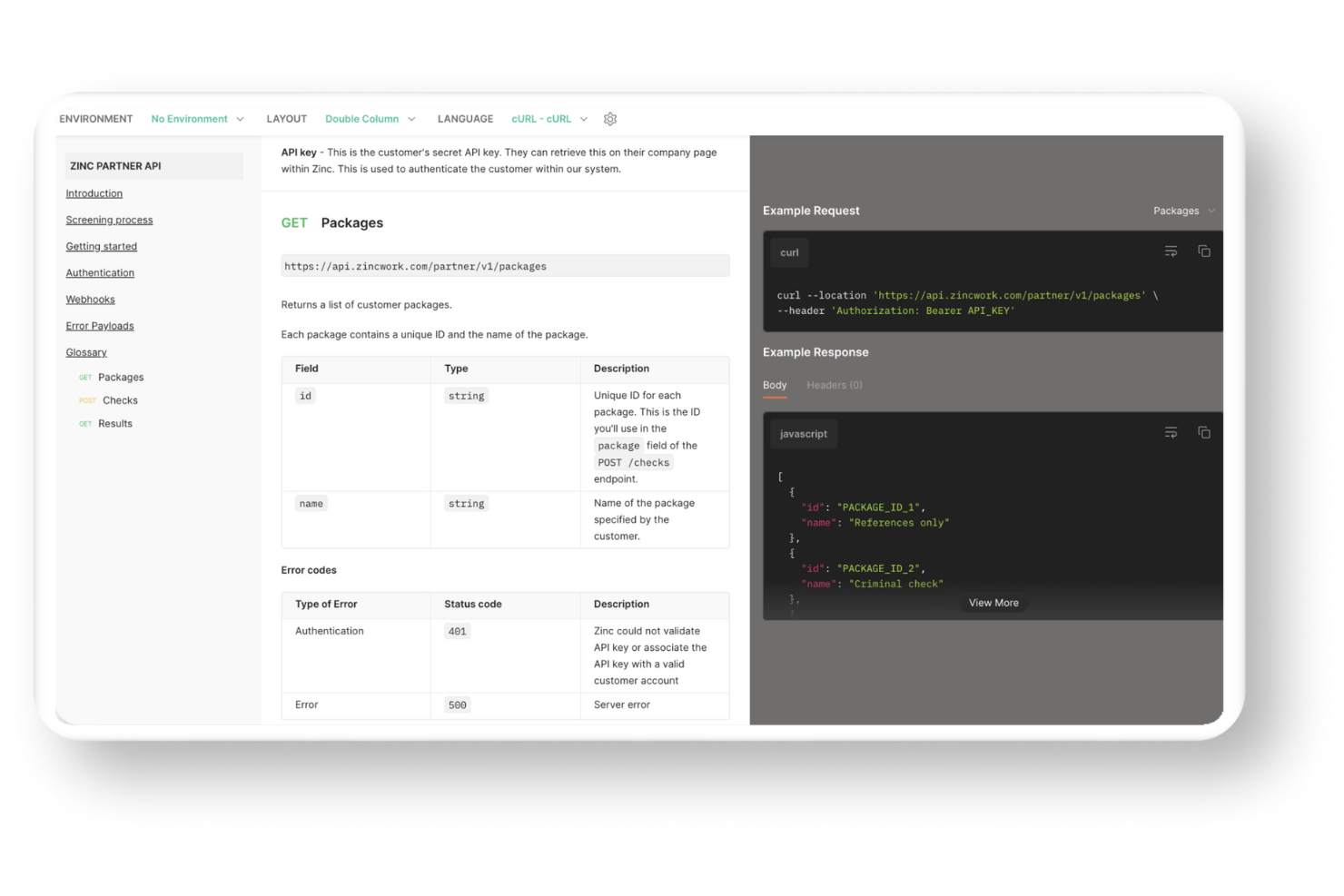Zinc screenshot - 10 beste software voor antecedentenonderzoek voor HR-teams in 2026