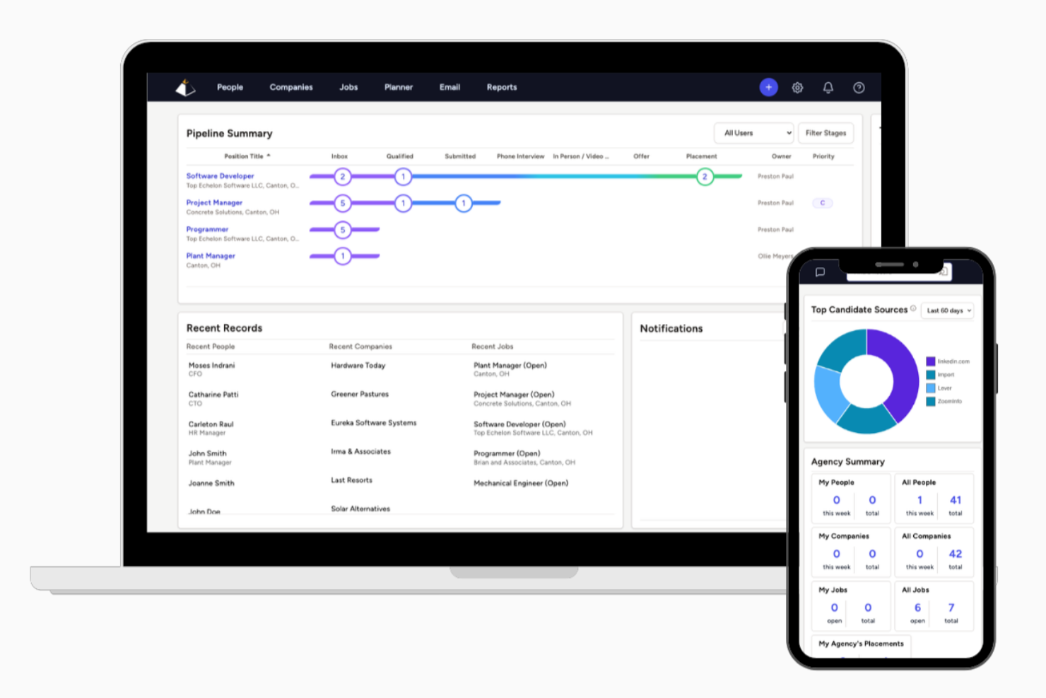 TE Recruit screenshot - 10 beste software voor wervingsbureaus van 2026