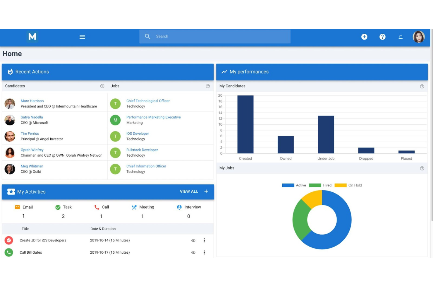 Manatal screenshot - 10 beste wervingssoftware voor kleine bedrijven in 2026