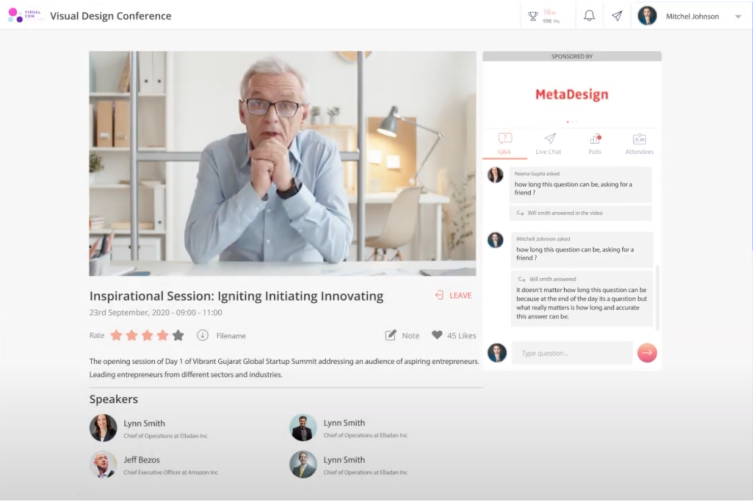 Hubilo screenshot - 10 beste platforms voor virtuele evenementen beoordeeld in 2026