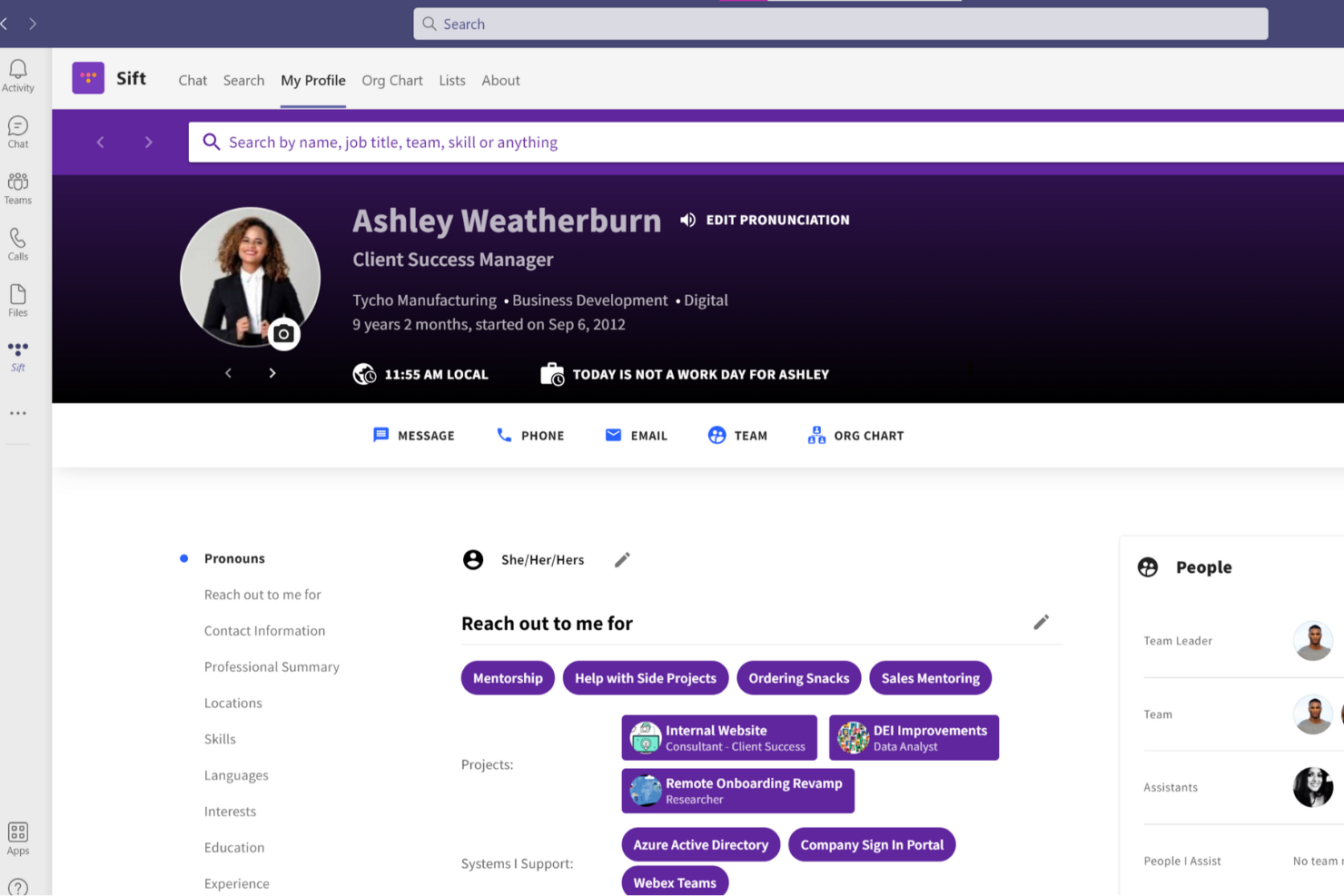 Sift screenshot - 10 beste hulpmiddelen voor werken op afstand voor verspreid werkende teams in 2026