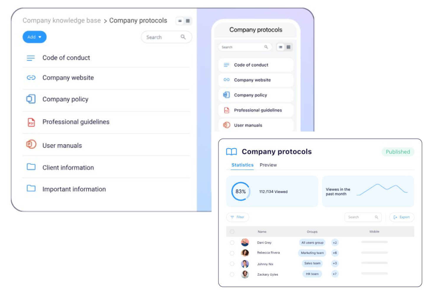 Connecteam screenshot - 10 beste softwareprogramma’s voor werknemershandboeken van 2026