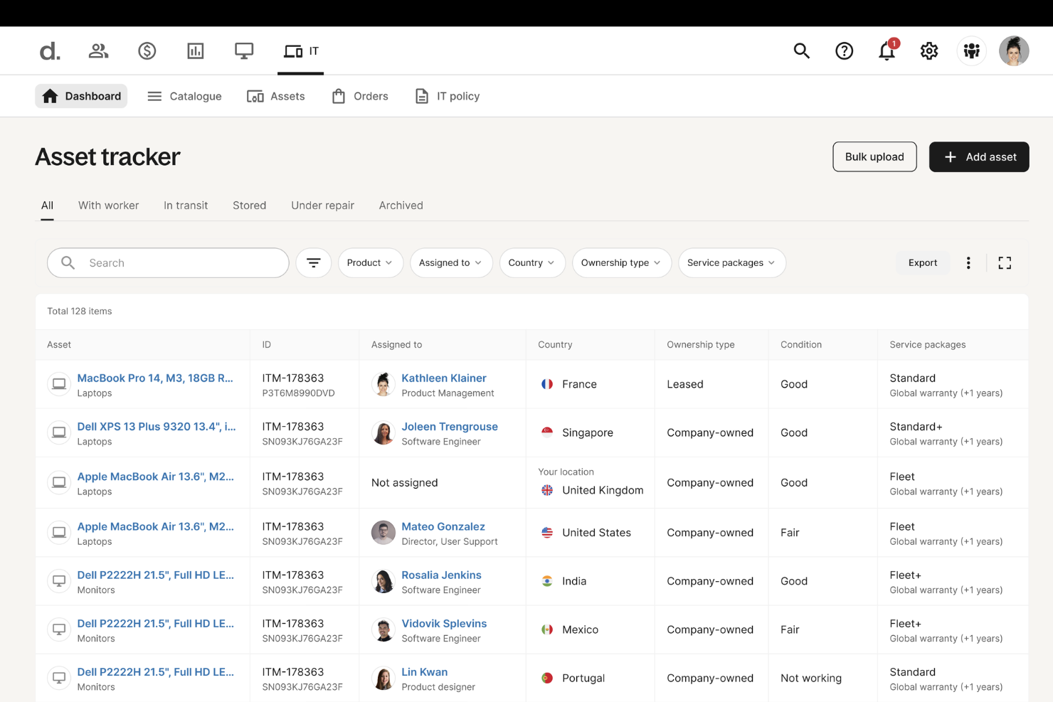 Deel IT screenshot - 10 beste software voor assetbeheer van 2026: beoordeeld
