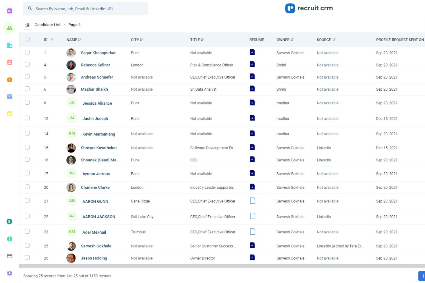Recruit CRM screenshot - 10 beste software voor diversiteitswerving voor DEI in 2026
