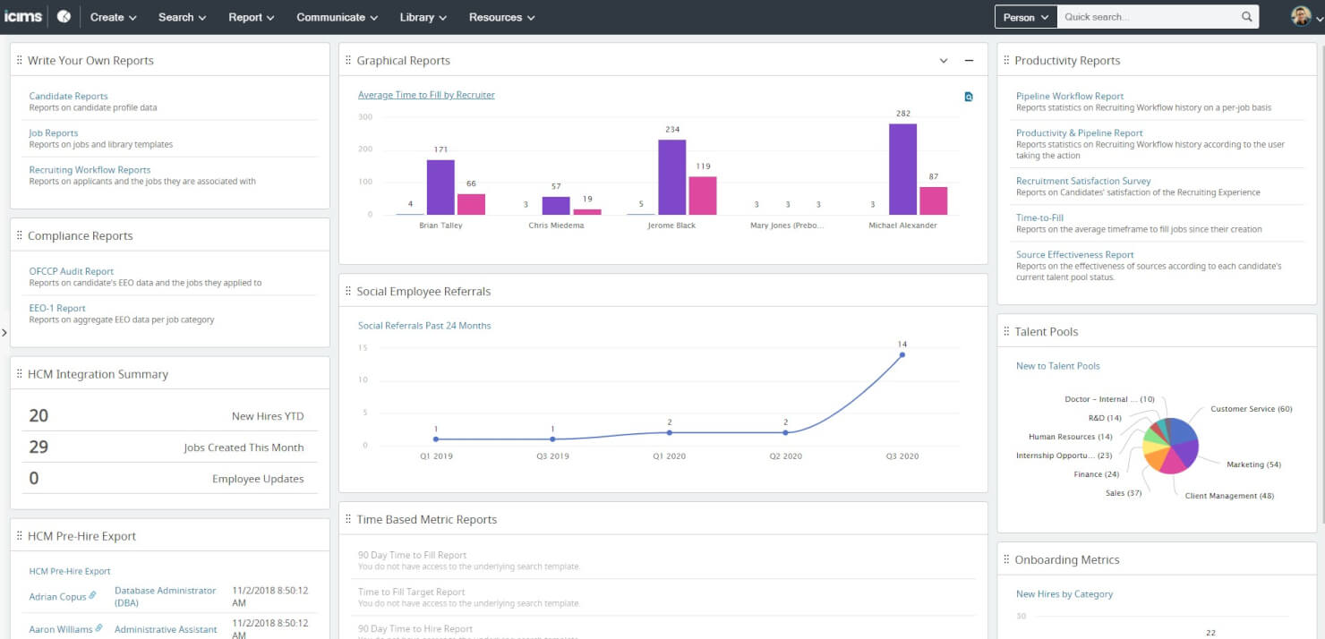 iCIMS Talent Cloud screenshot - 10 beste recruitmentmarketingsoftware voor werving in 2026