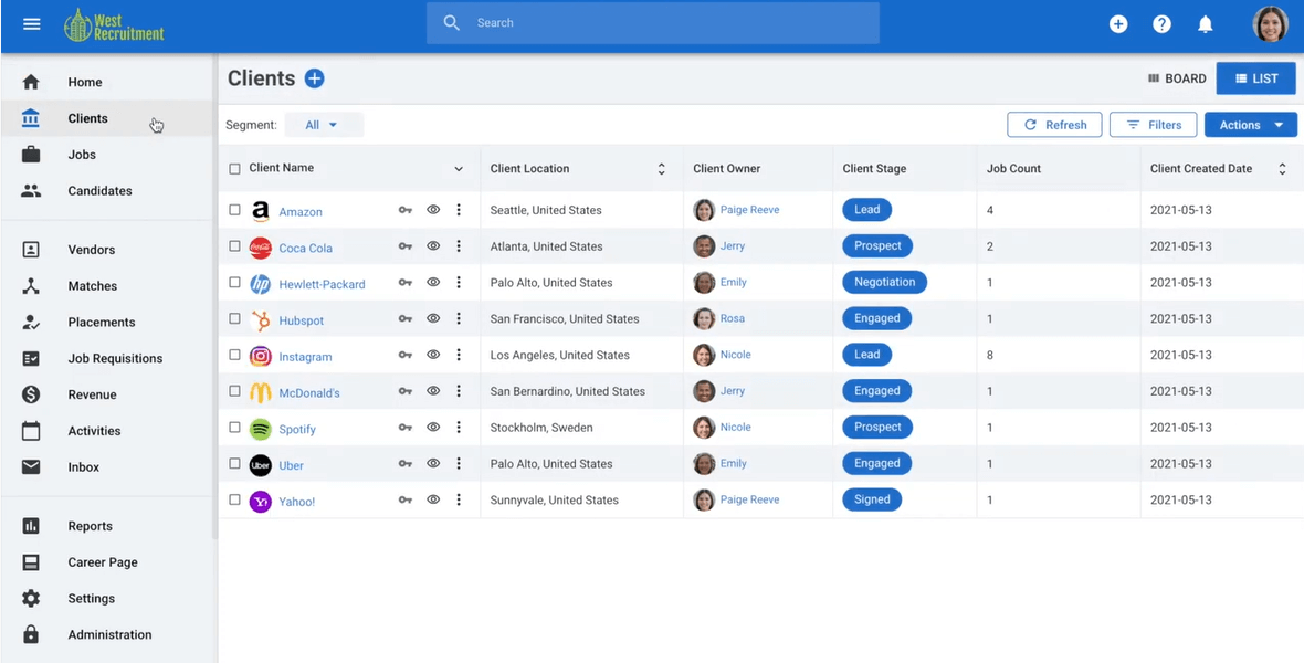 Manatal screenshot - 10 beste recruitment-crm-software van 2026 om talent te boeien