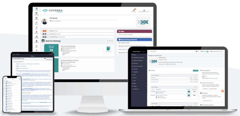 Govenda screenshot - 10 beste software voor bestuursbeheer van 2026