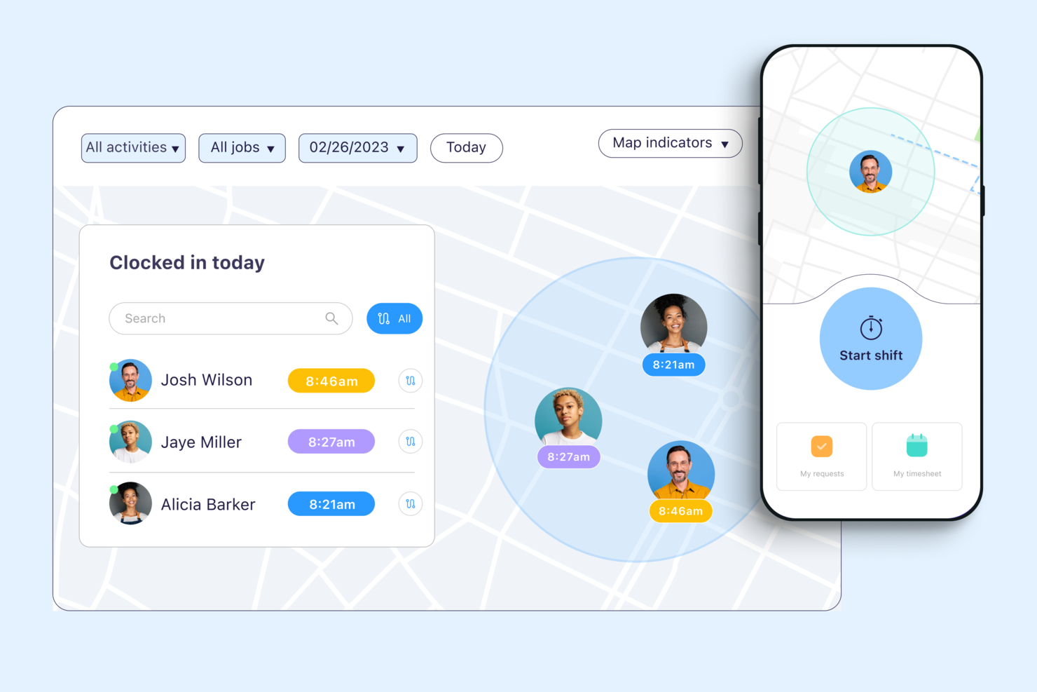 Connecteam screenshot - 10 beste software voor aanwezigheidsregistratie, beoordeeld voor 2026