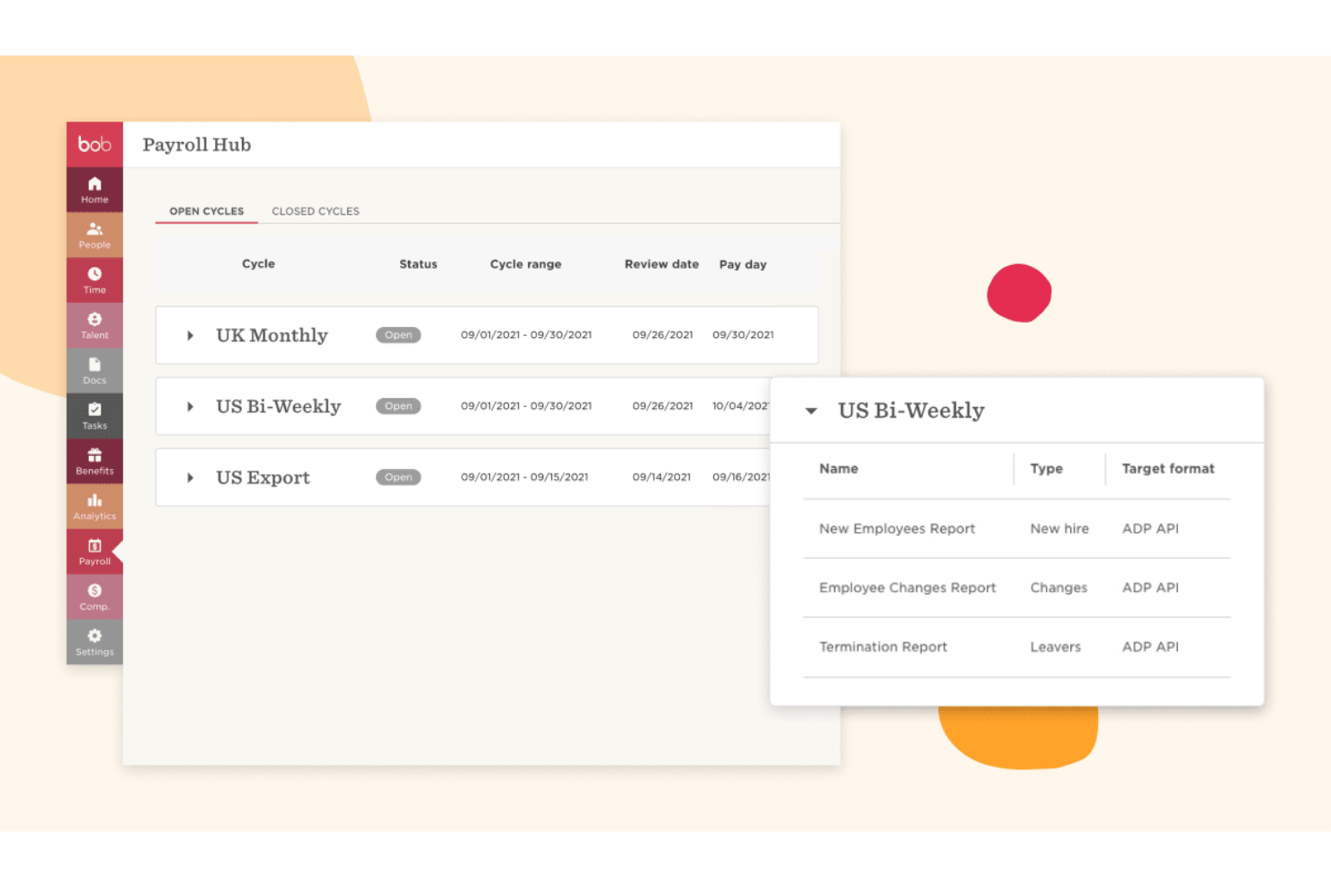 HiBob screenshot - 10 beste HR-software voor salarisadministratie om werk in 2026 te vereenvoudigen