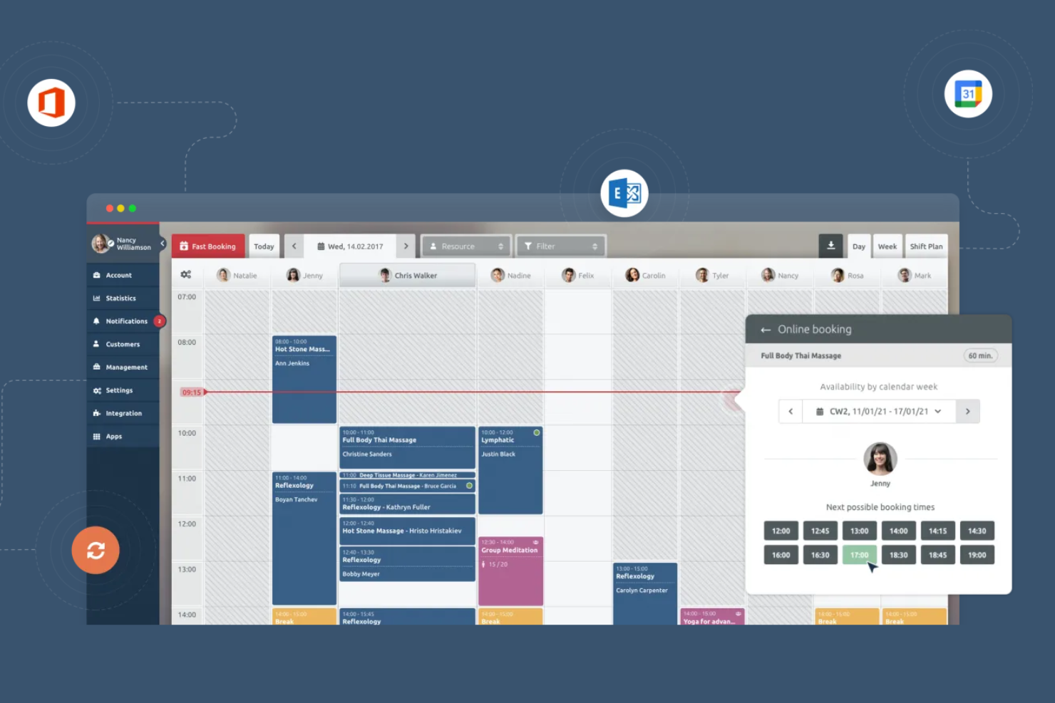 TIMIFY screenshot - 10 beste gratis software voor werknemersplanning van 2026