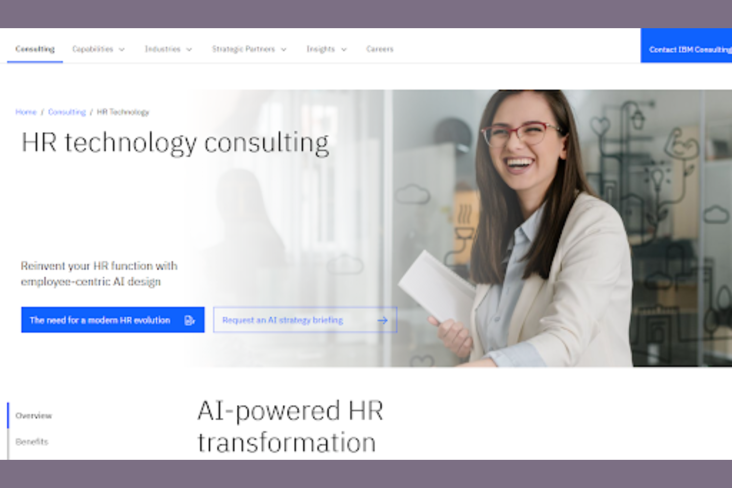 IBM HR Technology Consulting screenshot - 10 beste adviesbureaus voor HR-technologie van 2026: beoordeeld