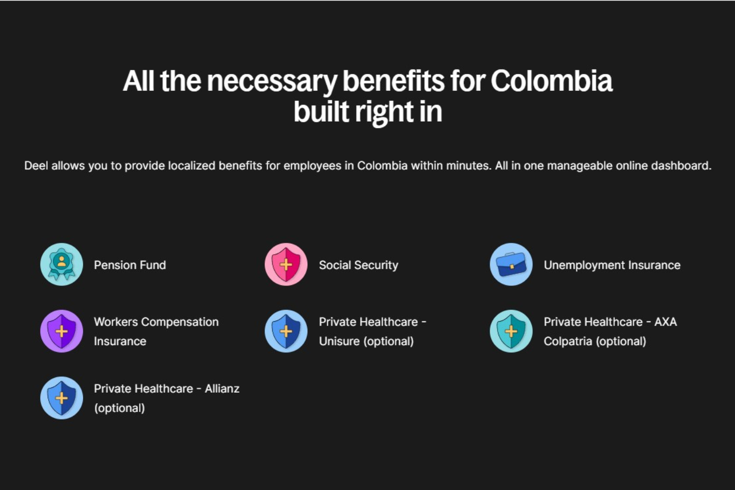 Deel Hire screenshot - 10 beste werkgevers van registratie in Colombia: beoordeeld in 2026