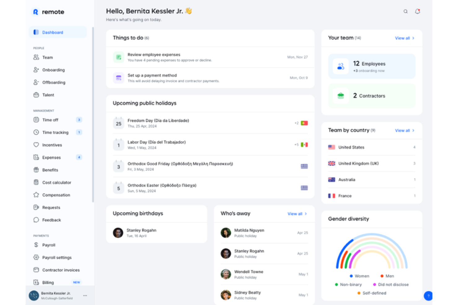 Remote screenshot - Top 22 BambooHR-integraties voor HR-succes (2026)