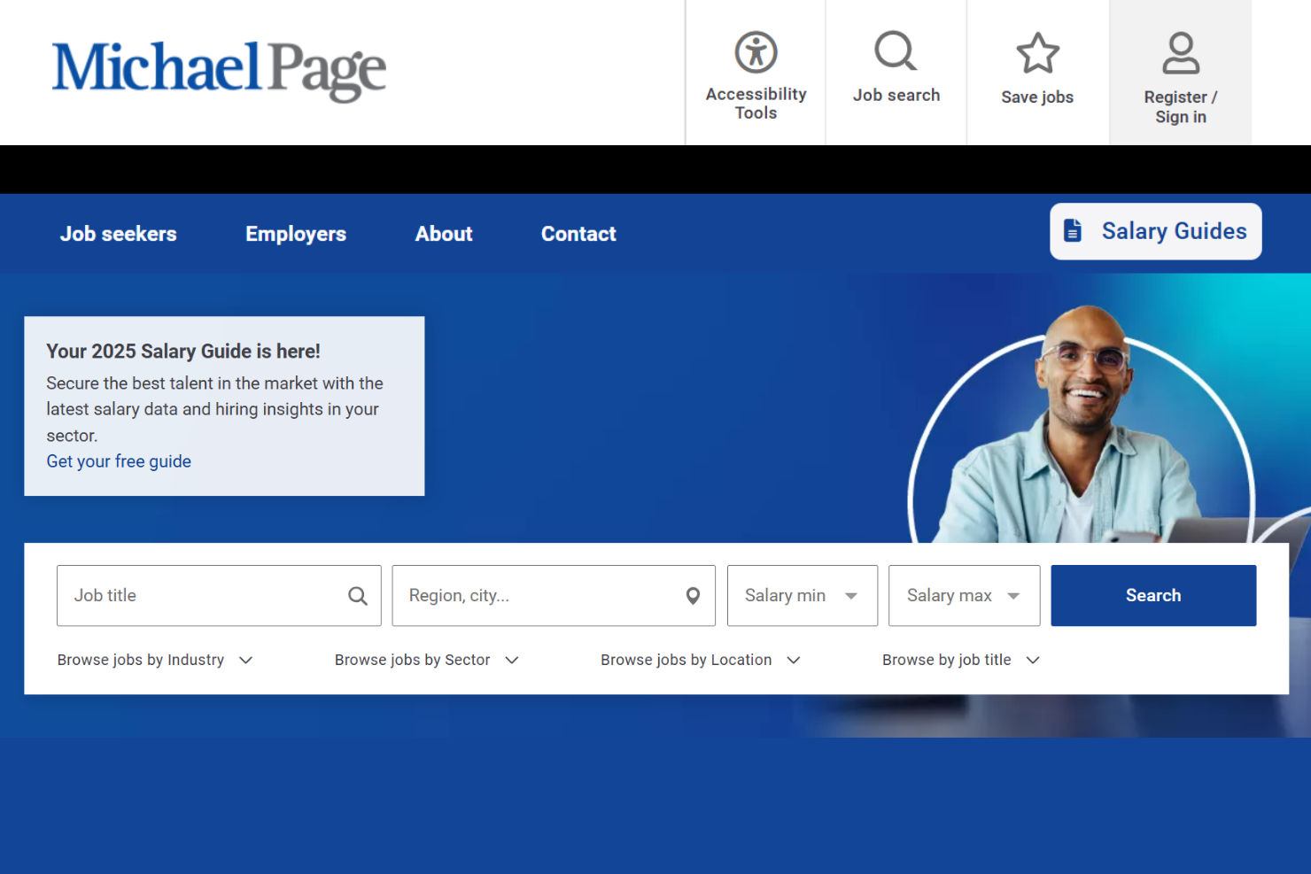 Michael Page screenshot - 10 beste HR-bureaus beoordeeld in 2026