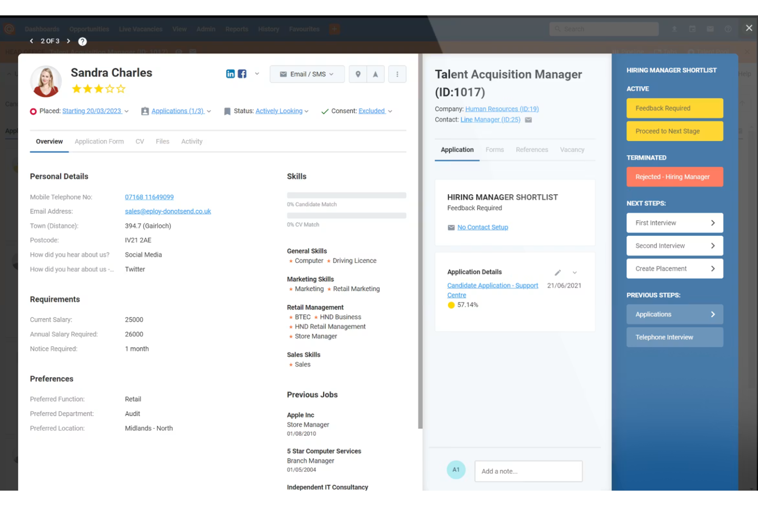 Eploy screenshot - 10 bästa systemen för kandidatspårning inom utbildning 2026