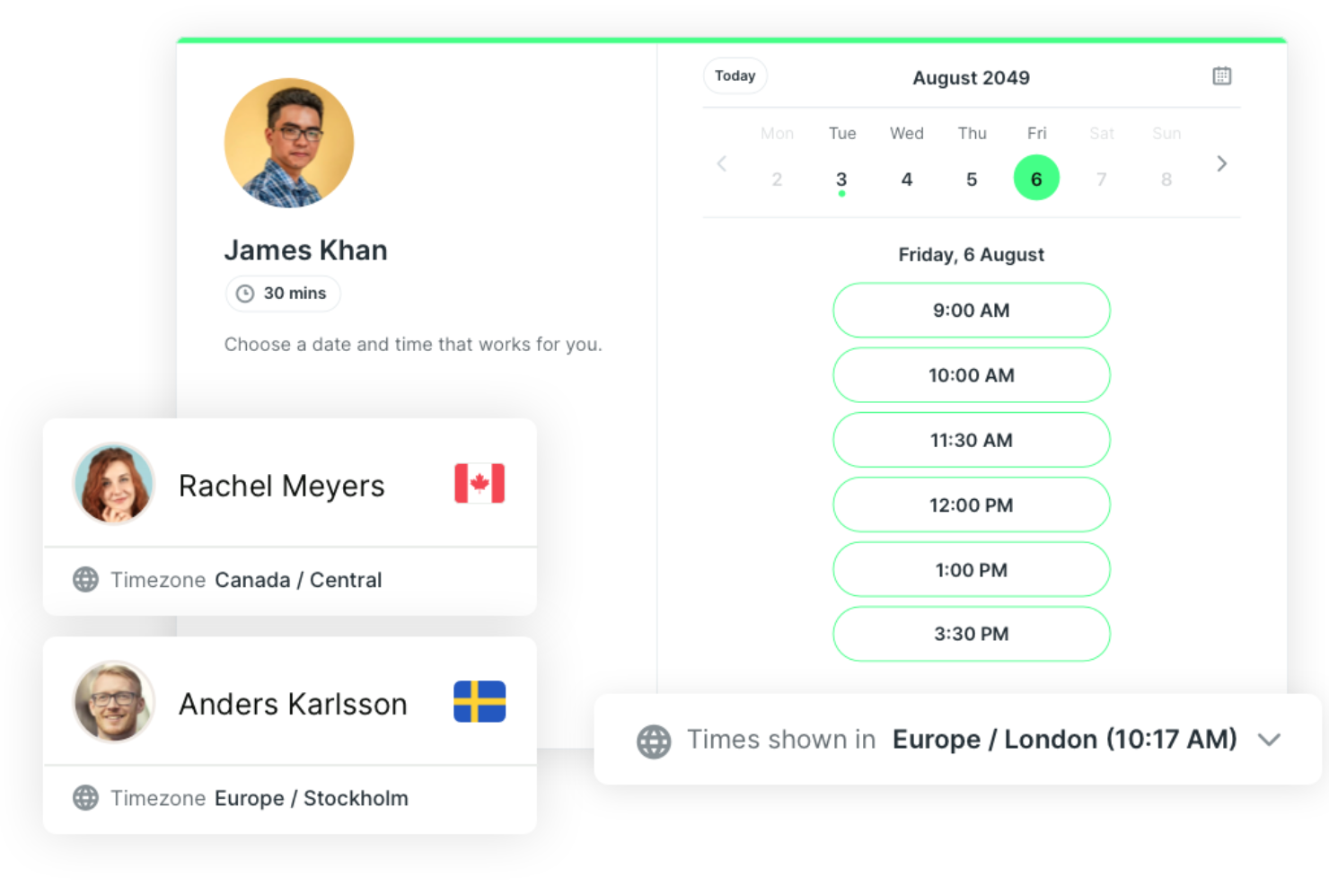 YouCanBookMe screenshot - De 10 bästa programmen för mötesbokning 2026