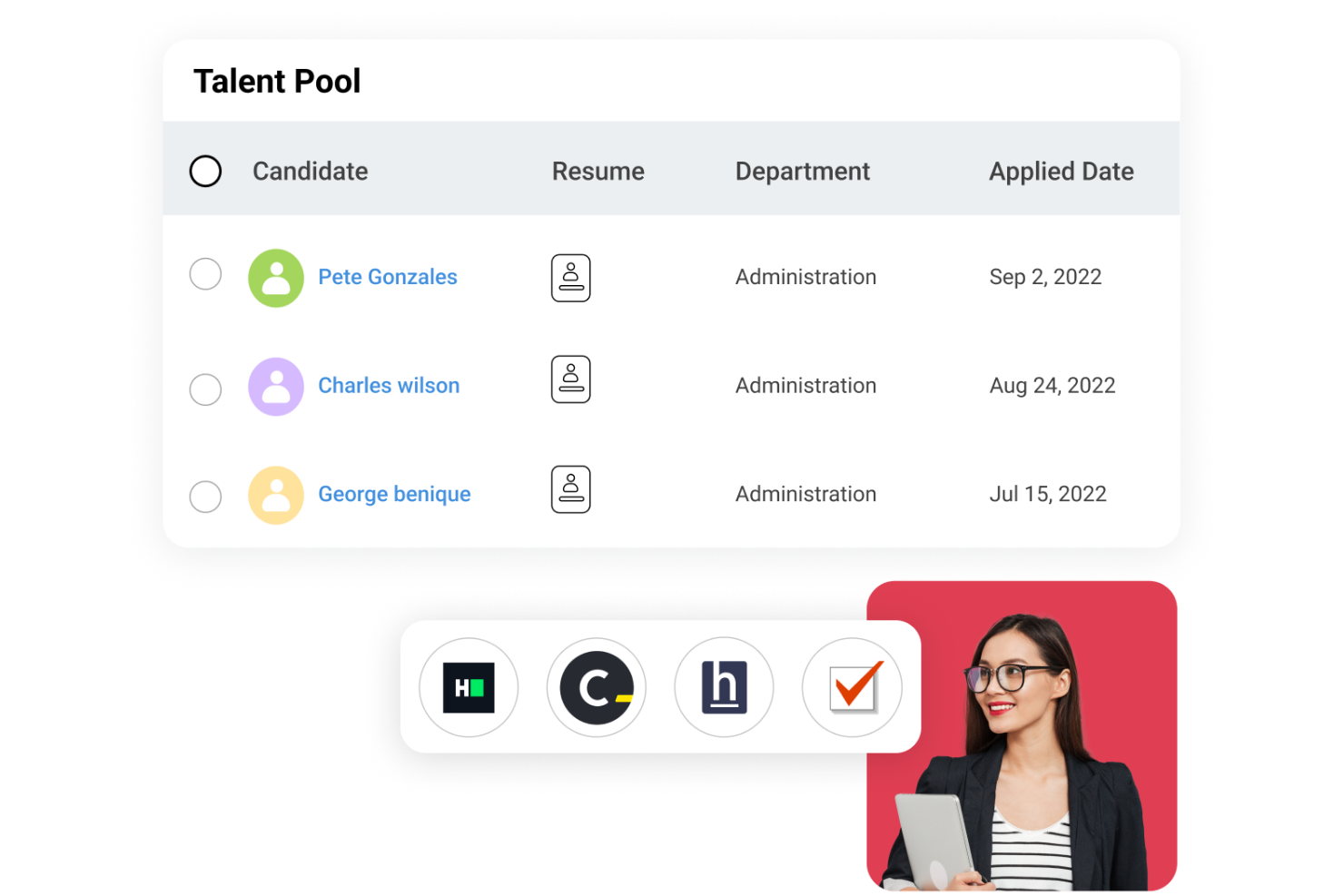 Freshteam screenshot - 10 bästa programvarorna för CV-granskning för HR-team 2026