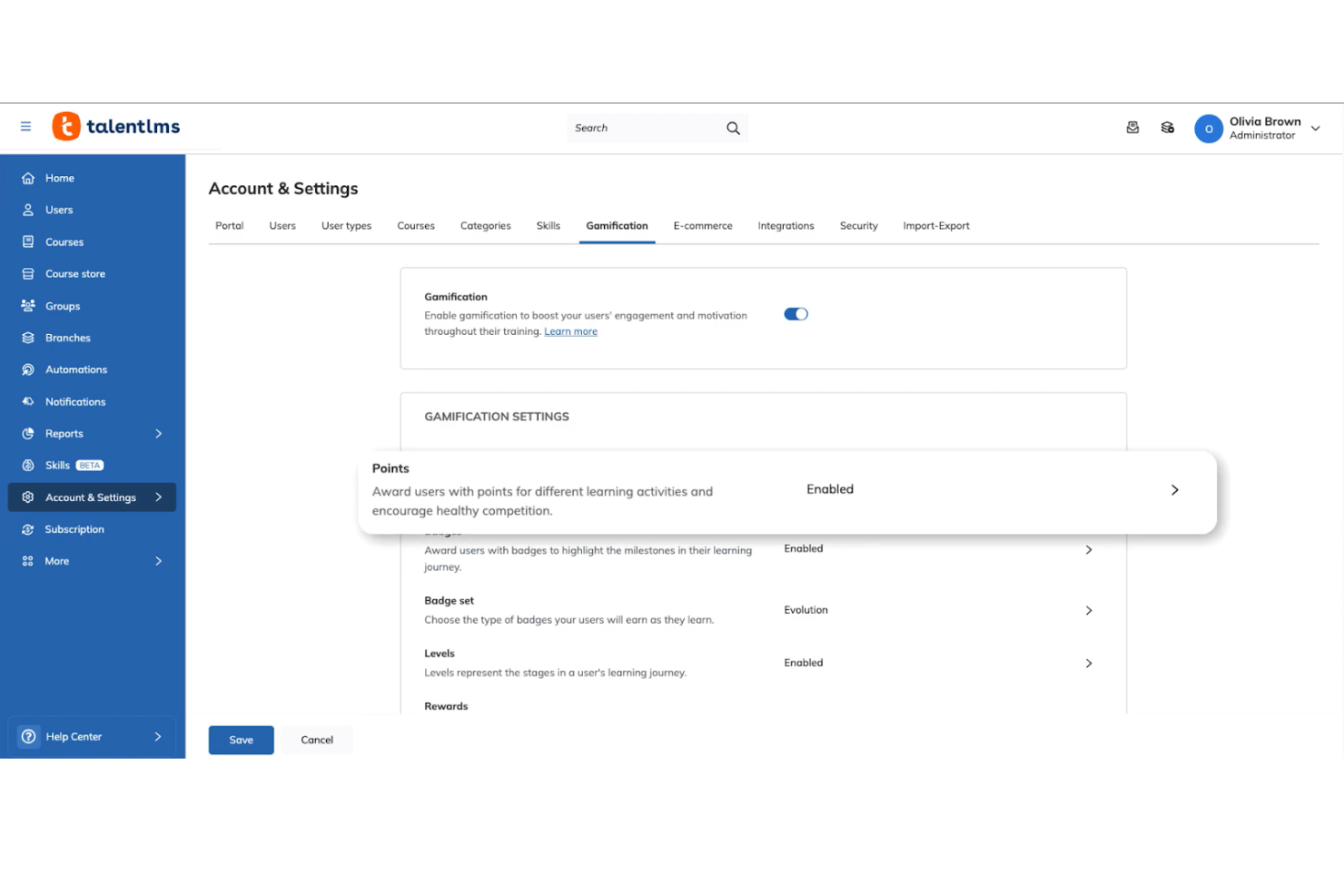TalentLMS screenshot - De 10 bästa LMS-plattformarna för tillverkning – granskade 2026