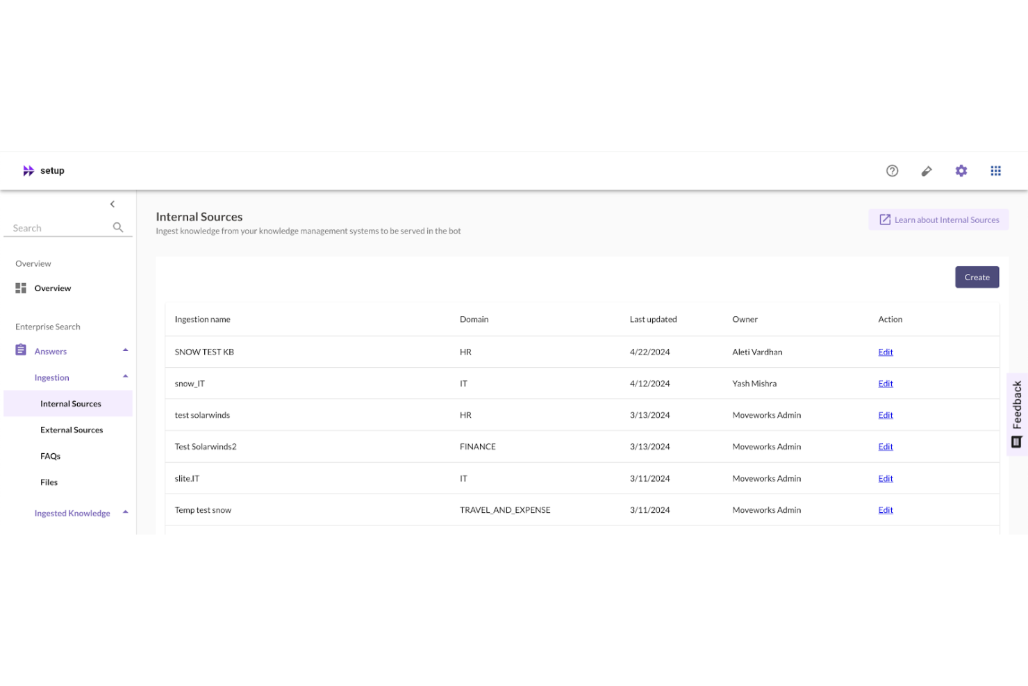 Moveworks screenshot - 10 bästa generativa AI-verktygen för företag granskade 2026