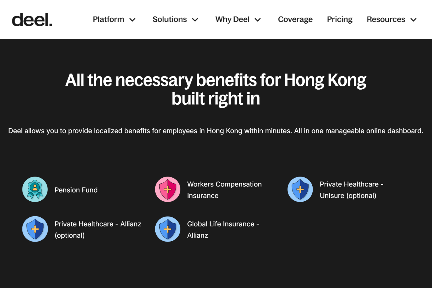 Deel Hire screenshot - 10 bästa tjänsterna för registrerad arbetsgivare i Hongkong 2026