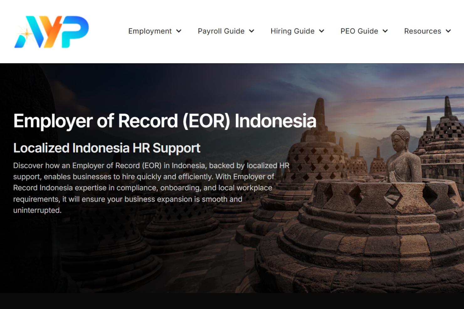 AYP Group screenshot - 10 bästa arbetsgivare på uppdrag i Indonesien: granskade 2026