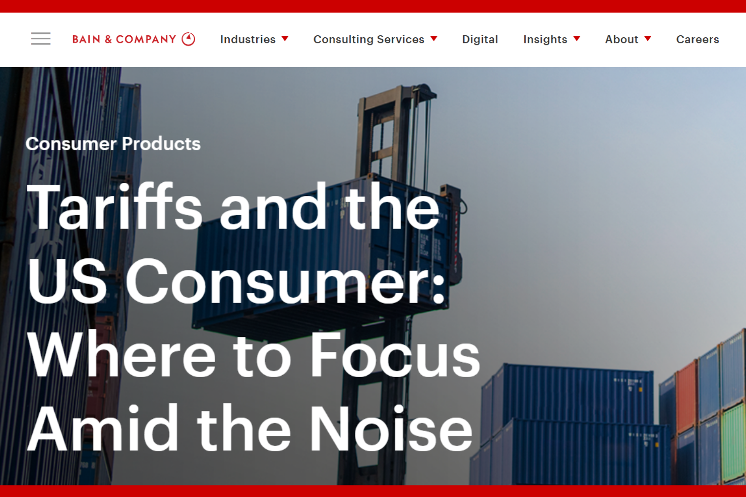 Bain &amp; Company screenshot - 10 bästa HR-konsultföretagen i Indien granskade 2026