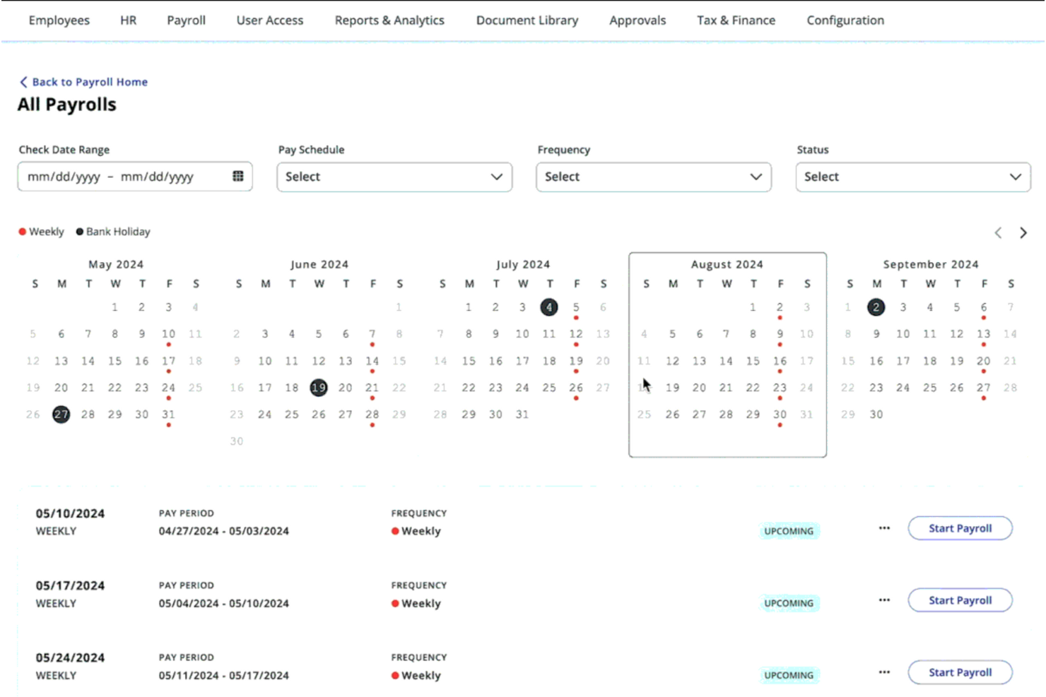 Paylocity screenshot - 10 bästa löneprogrammen för restauranger – granskade 2026