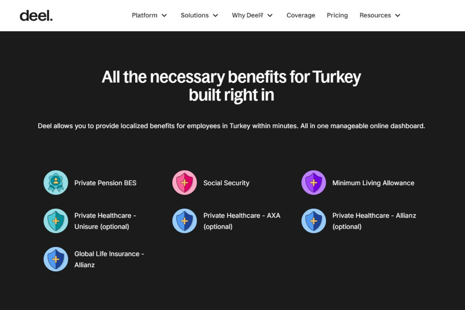 Deel Hire screenshot - 10 bästa registrerade arbetsgivare i Turkiet: granskade 2026