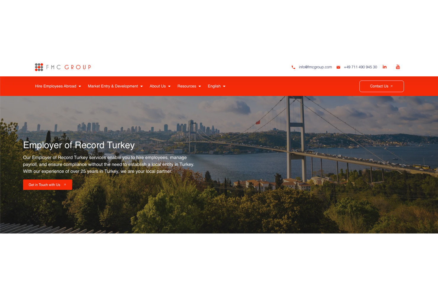 FMC Group screenshot - 10 bästa registrerade arbetsgivare i Turkiet: granskade 2026