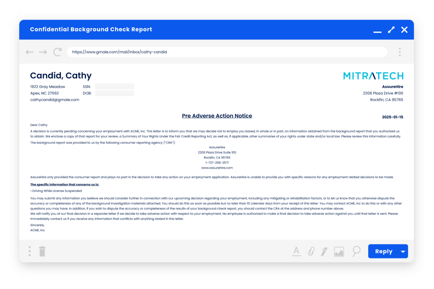 Mitratech AssureHire screenshot - 10 bästa programvarorna för referenskontroll 2026