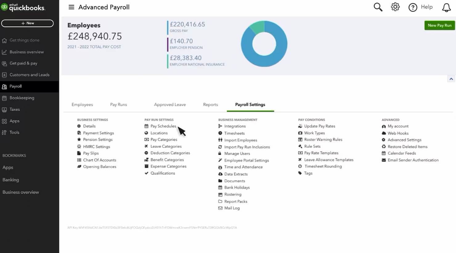QuickBooks Workforce screenshot - 10 bästa löneprogramvarorna och tjänsterna för revisorer 2026