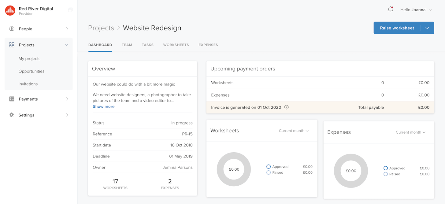TalentDesk screenshot - 10 bästa programvarorna för hantering av uppdragstagare – granskade för 2026