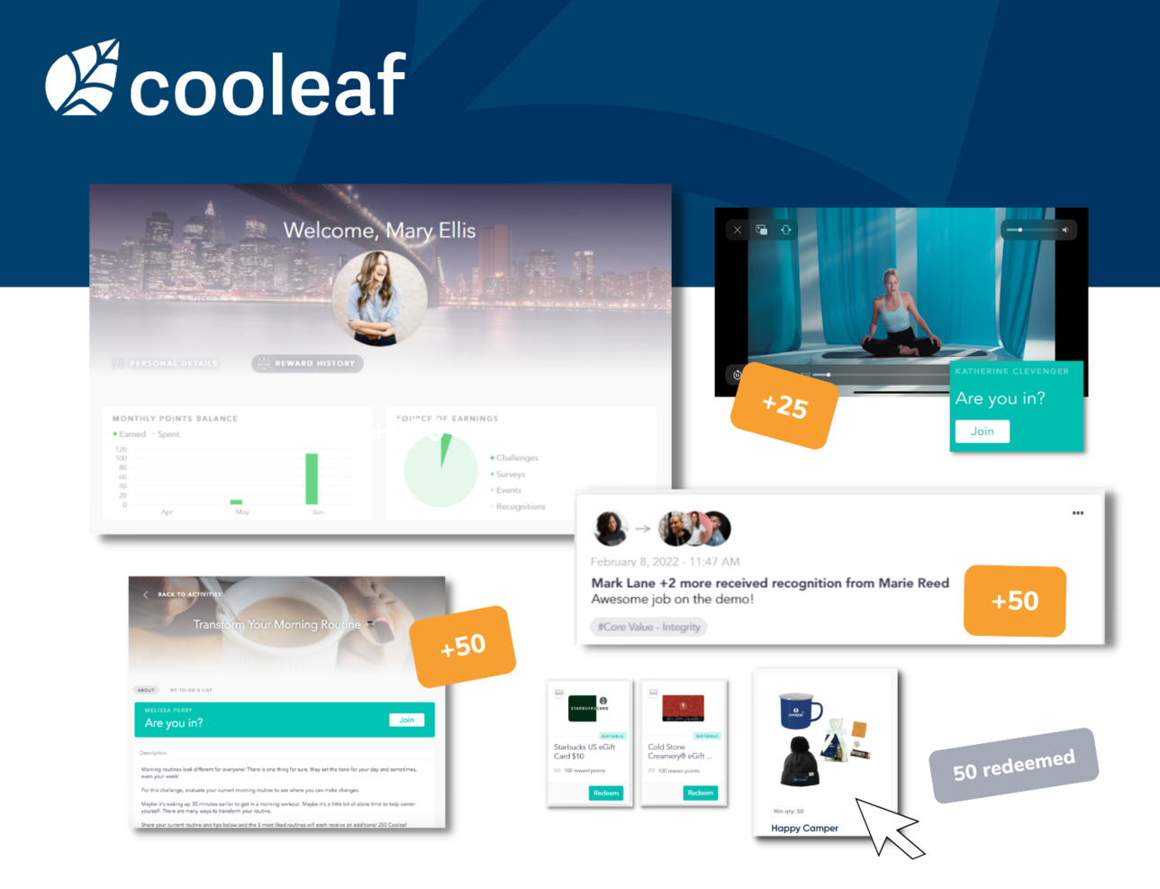 Cooleaf (ITA Group) screenshot - 10 bästa programvarorna för medarbetarengagemang 2026