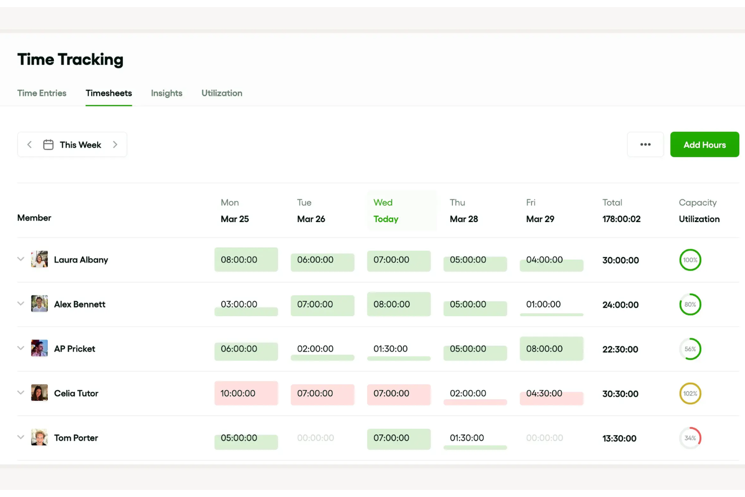 Bonsai Agency Software screenshot - 10 bästa verktygen för schemaläggning av anställda online 2026