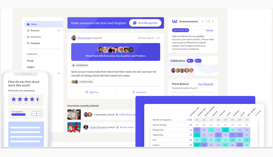 Kudos screenshot - 17 Mejores Competidores de Awardco Analizados en 2026