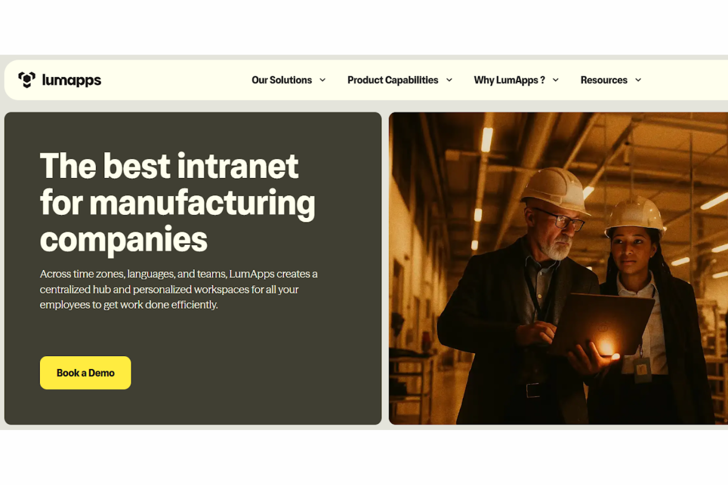 LumApps screenshot - Le 10 migliori alternative a Simpplr recensite nel 2026