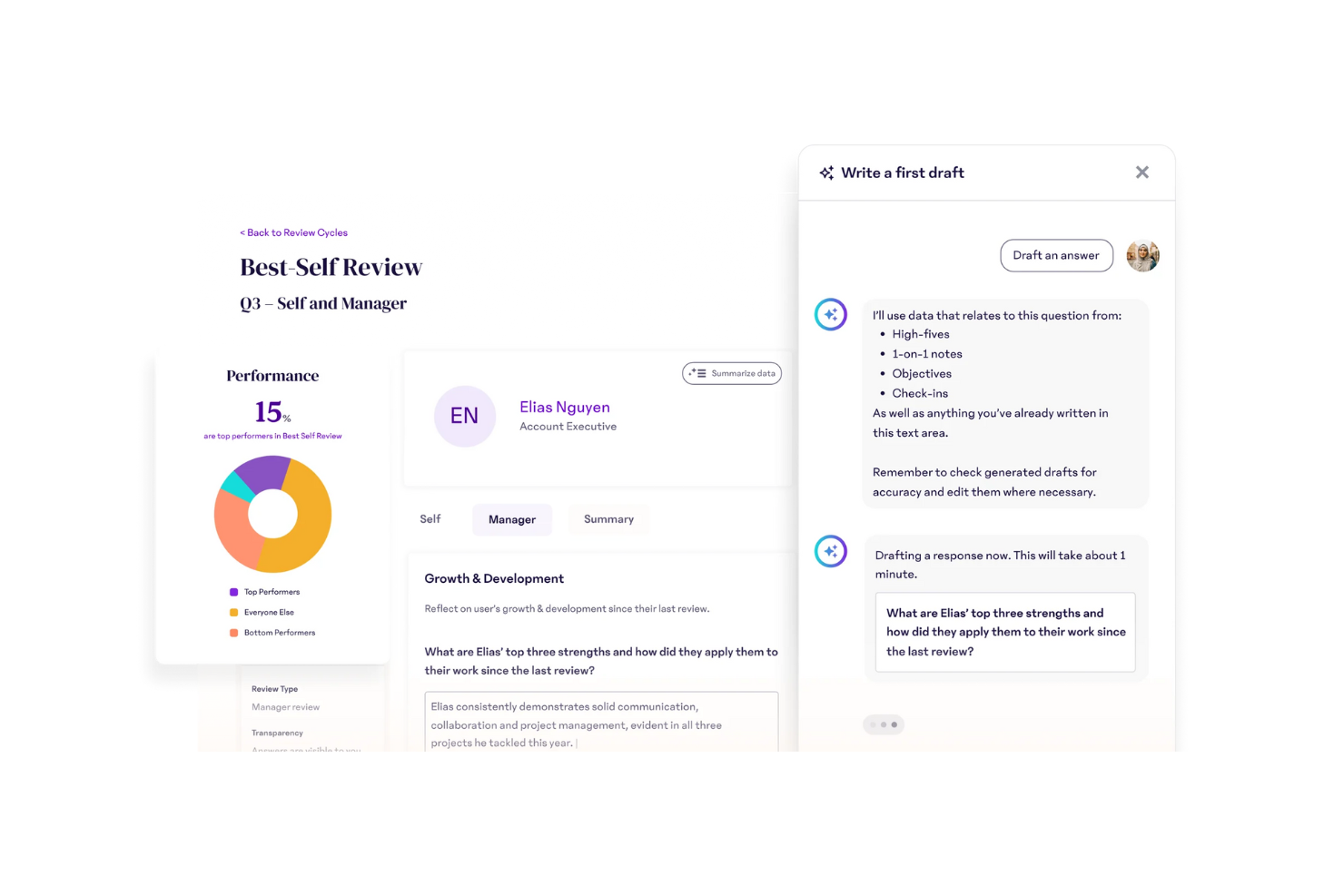 15Five screenshot - Die 10 besten Workboard-Alternativen im Test 2026