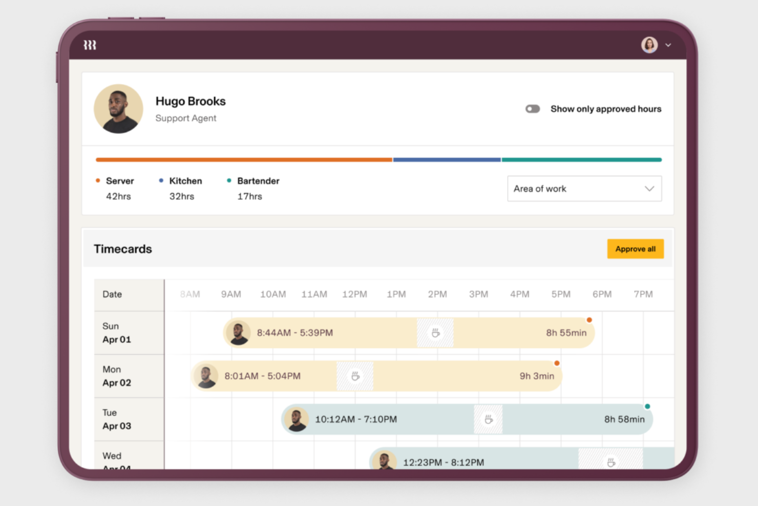 Rippling screenshot - 10 meilleures alternatives à Bambee passées en revue en 2026