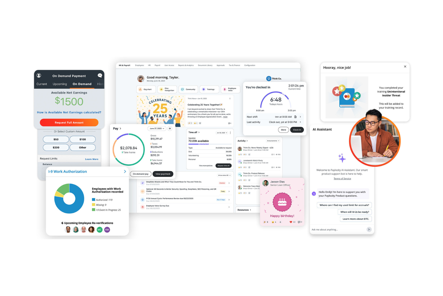 Paylocity screenshot - I 10 migliori concorrenti di Paycom per buste paga e risorse umane nel 2026