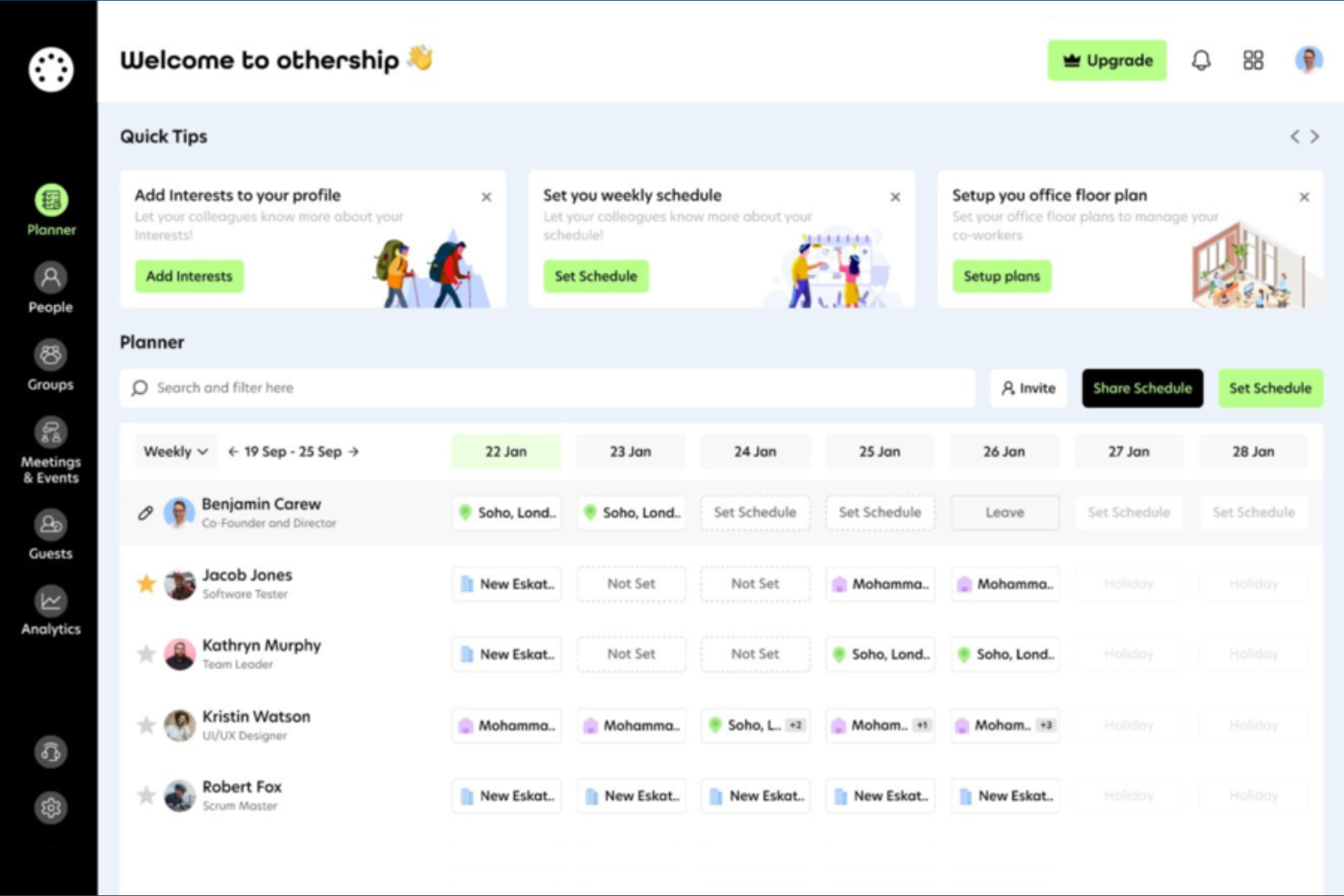 Othership screenshot - 10 migliori alternative a Kadence recensite nel 2026