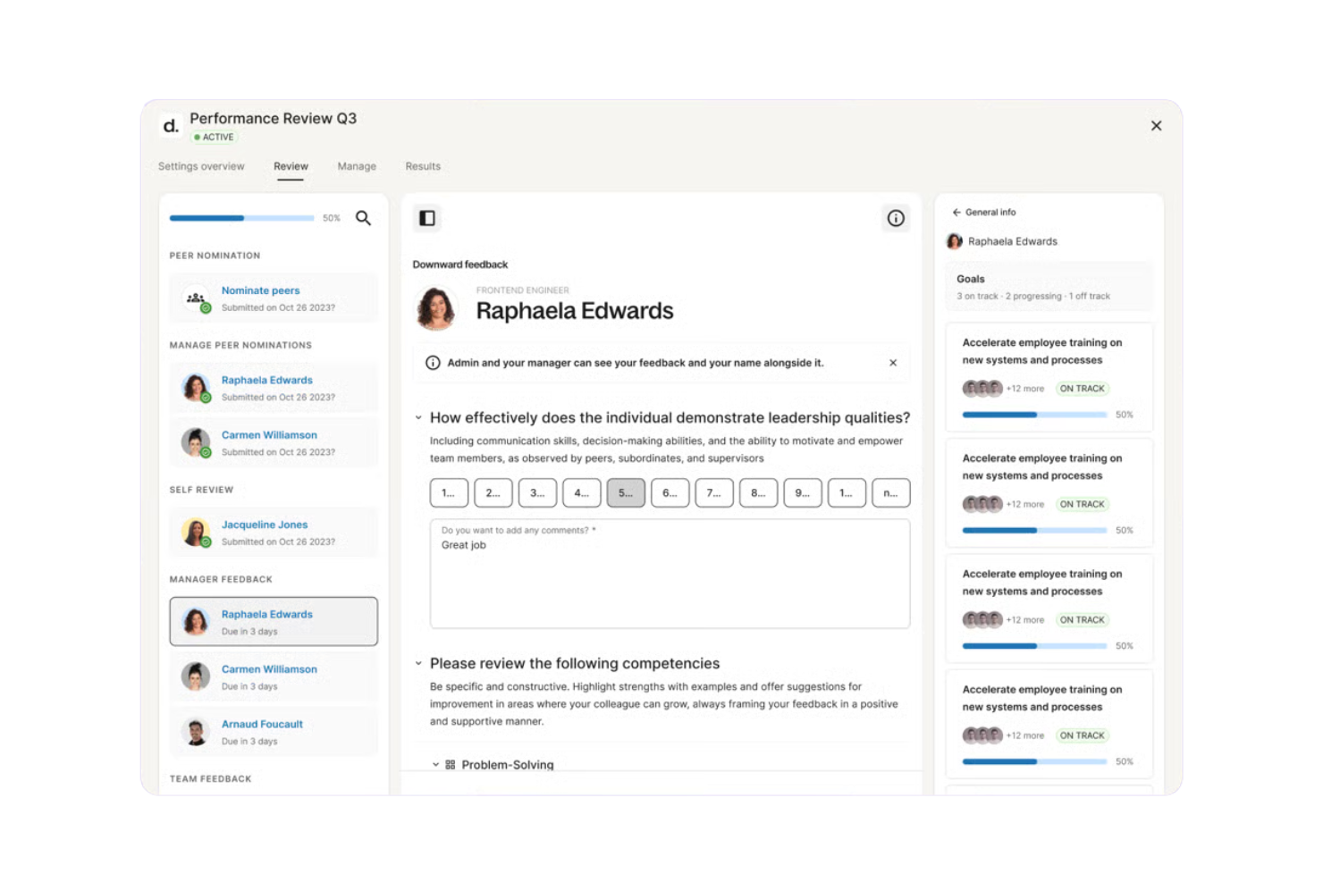 Deel HR screenshot - Los 10 Mejores Competidores de PerformYard Evaluados en 2026
