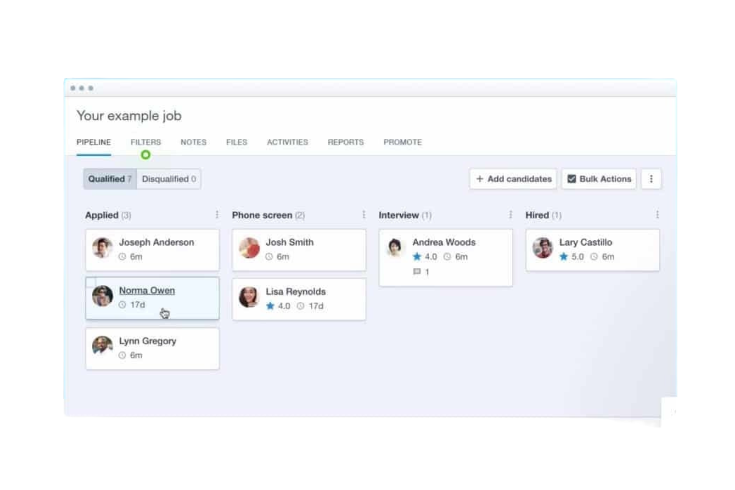 Recruitee screenshot - Die 10 besten Manatal-Alternativen im Test 2026