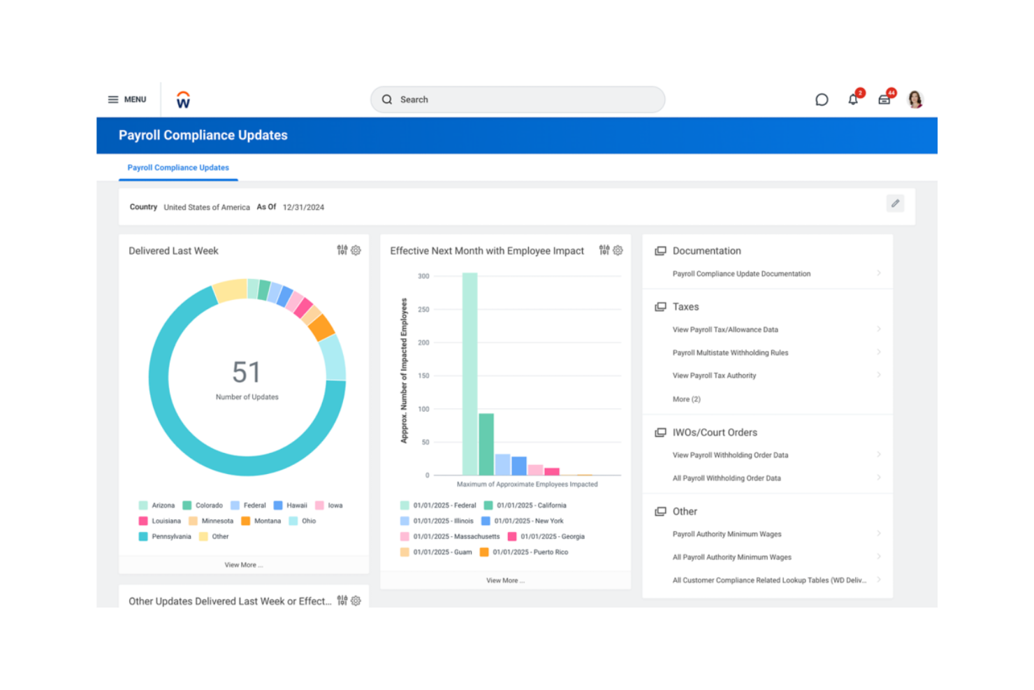 Workday screenshot - Le 10 migliori alternative a Paycom recensite nel 2026